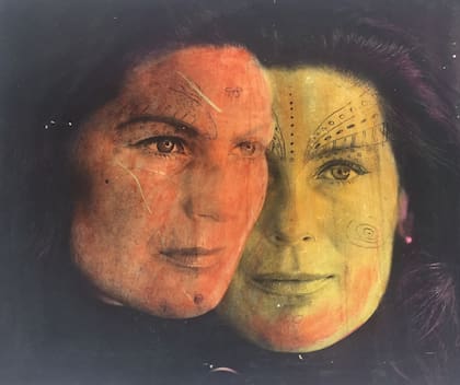 Autorretrato de Marie Louise Alemann para Yo veo conejos (1967)