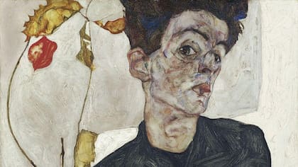 Autorretrato de Schiele de 1912.