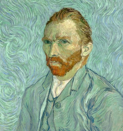 Autorretrato de Vincent van Gogh, 1889, considerado como uno de los mejores pintores de la época