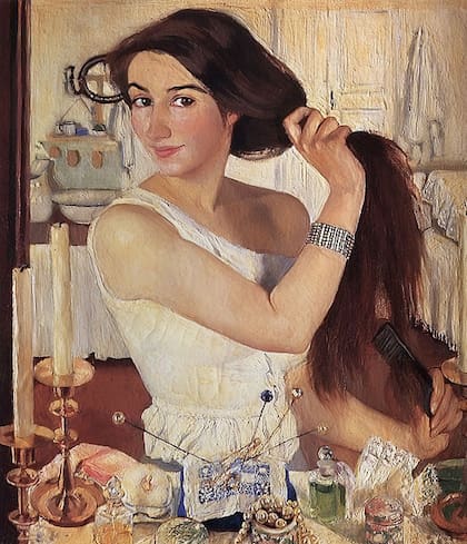Autorretrato, Zinaida Serebryakova (1909)