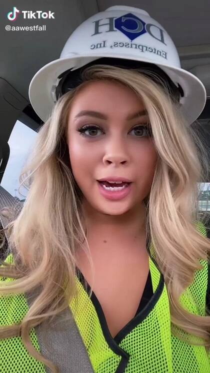 Autumn Westfall realizó una crítica acerca de cómo la toman por ser mujer y trabajar en construcción