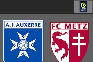 Auxerre venció por 3-1 a Metz, por la Liga de Francia 2025