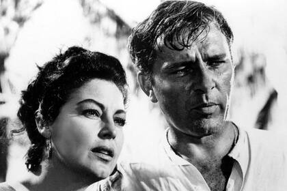 Ava Gardner y Richard Burton