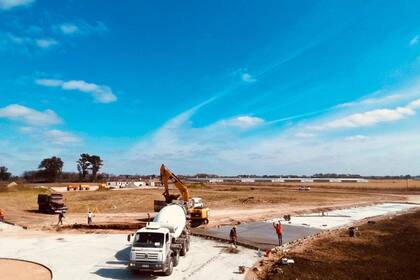 Avanzan las obras del nuevo Mercado Agroganadero de Cañuelas