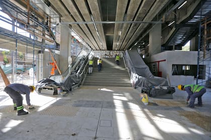 Vista del interior de la estación