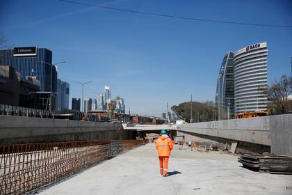 Avanzan las obras en el Paseo del Bajo