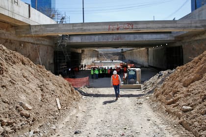 Avanzan las obras en el Paseo del Bajo