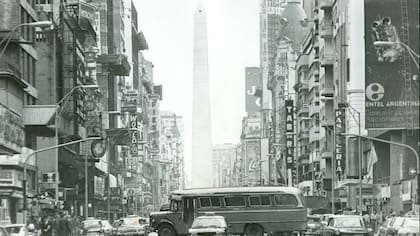 Avenida Corrientes y Maipú, el 22 de julio de 1981