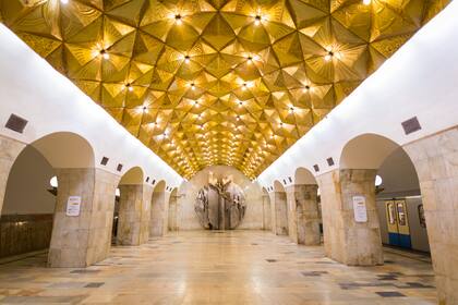 Aviamotornaya en Moscú, Rusia