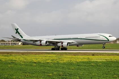 El avión que llevó a la selección a Barcelona