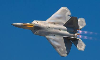 Avión de combate F-22 Raptor, de la Fuerza Aérea de Estados Unidos