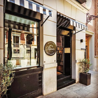 El restaurante mexicano Tepic fue el lugar elegido para almorzar con su hija en su paso por Madrid.