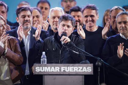 Axel Kicillof agradeció a los votantes y militantes de Fuerza Patria