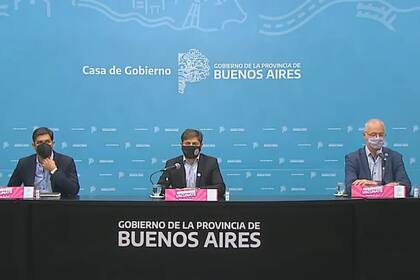 Axel Kicillof en conferencia de prensa