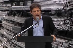 Axel Kicillof en Florencio Varela