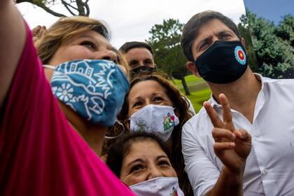 Axel Kicillof en Villa Gesell