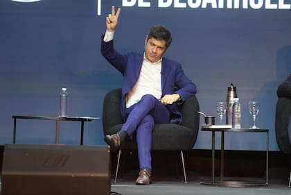 Axel Kicillof, este jueves en un foro del CFI en Parque Norte