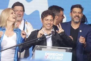 Axel Kicillof festejó su triunfo