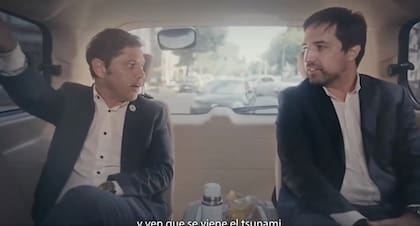 El gobernador de la provincia de Buenos Aires, Axel Kicillof, y su ministro de Salud, Nicolás Kreplak.