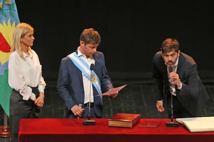 Axel Kicillof les tomó juramento a sus ministros: "Quiero un gabinete militante"