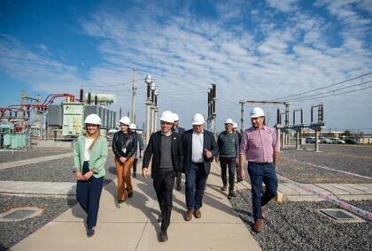 Axel Kicillof recorrió obras en General Villegas