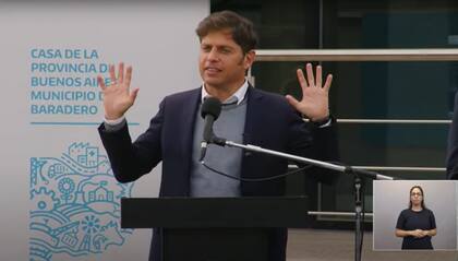 Axel Kicillof resiste la presión para ser candidato a presidente.