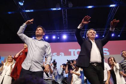 Axel Kicillof y Alberto Fernández