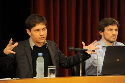 Axel Kicillof y el ministro Augusto Costa