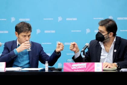 Axel Kicillof  y Carlos Bianco