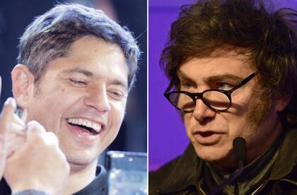 Axel Kicillof y Javier Milei son los ejemplos perfectos de dos rumbos antagónicos. Todo lo que uno piensa va a contramano de lo que cree el otro