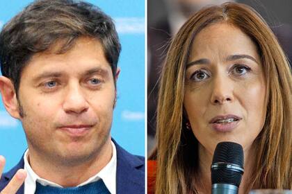 Axel Kicillof y María Eugenia Vidal