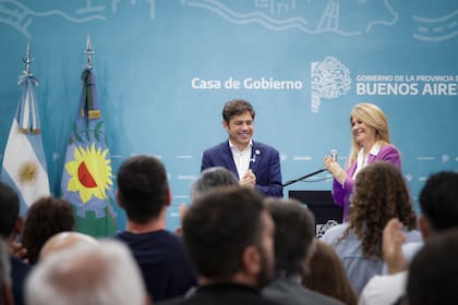 Axel Kicillof y Verónica Magario