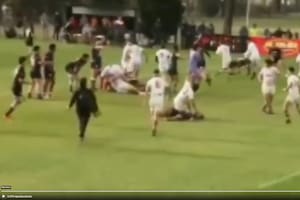 Un jugador de rugby le salvó la vida a un rival durante un partido con una reacción clave