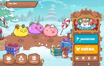 Axie Infinity, uno de los juegos PTE más populares