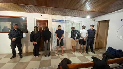 Ayelén Agustina Soplan detenida junto a otros cuatro acusados en Costa del Este