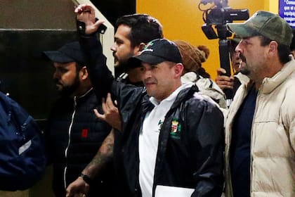 Luis Fernando Camacho, a su llegada a La Paz como líder de las protestas contra Evo Morales a fines de 2019 (Archivo)