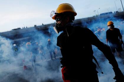 Ayer, en otra protesta, 11 personas fueron detenidas y 24 resultaron heridas