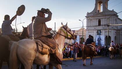 Ayer, llegó la cabalgata brocheriana a Villa Cura Brochero