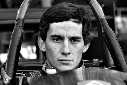 El piloto brasileño Ayrton Senna en el campeonato de Formula Ford 2000, en Dinamarca en el año 1982