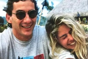 Ayrton Senna y Adriane Galisteu, una pareja que enamoró a todo el circuito de la Fórmula 1