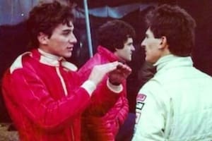 Ayrton Senna y Quique Mansilla, compañeros y rivales en la Fórmula Ford en Inglaterra