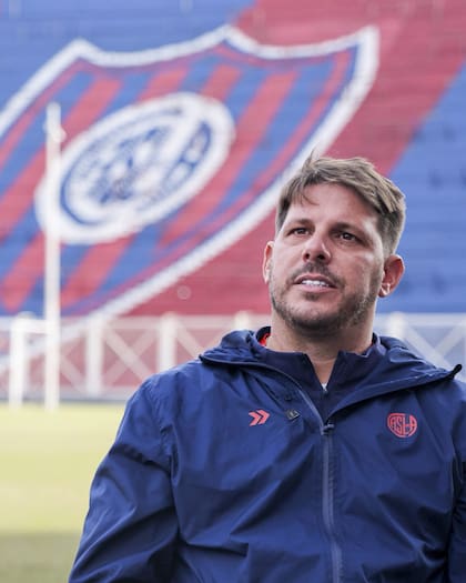 Ayude, siempre sonriente cuando est en la cancha de San Lorenzo