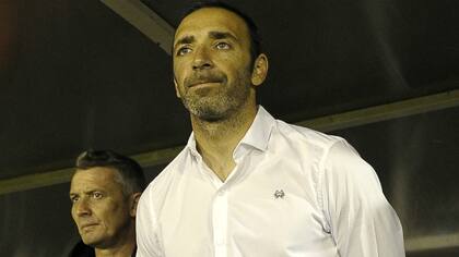 Azconzábal en su último partido, ante Belgrano