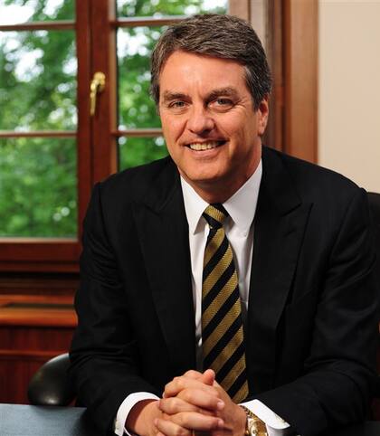 Azevêdo, director general de la OMC, presentó el informe de políticas comerciales
