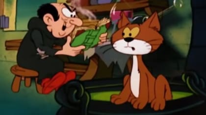 Azrael, el aliado y compañero de Gargamel creado por Peyo