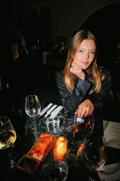 Azucena "Zuzu" Coudeu en la noche porteña