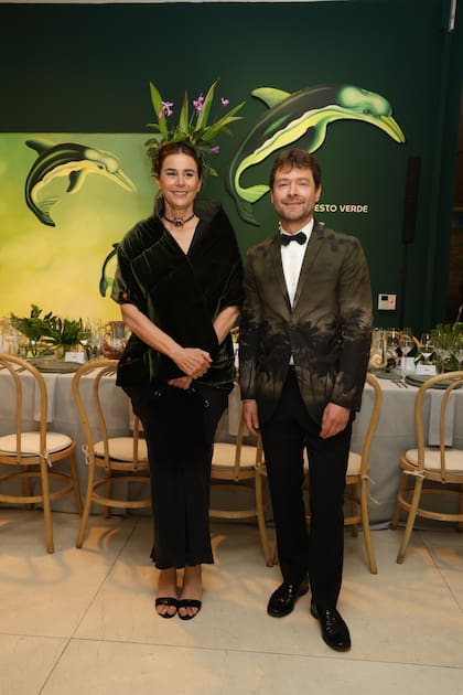 Azul García Uriburu y Phillippe Deroy