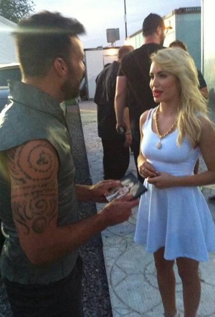 ¿Baba o admiración? Miren la cara de Lali cuando conoció a Ricky Martin