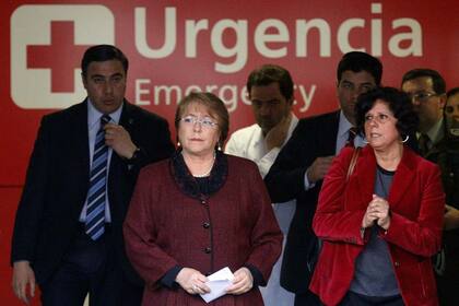 Bachelet dio una conferencia de prensa