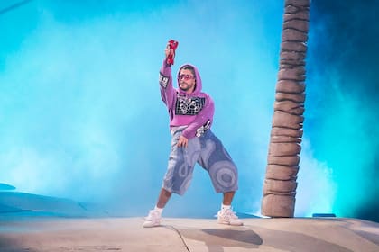 Bad Bunny, en el primero de los conciertos realizó en el estadio Vélez en noviembre de 2022